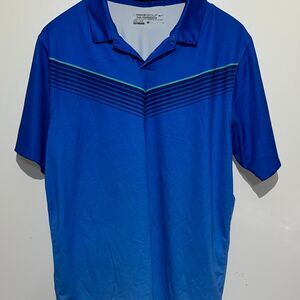 Nike Golf Men's Blue Tour Performance Dri-Fit Short Sleeve Polo Shirt Small